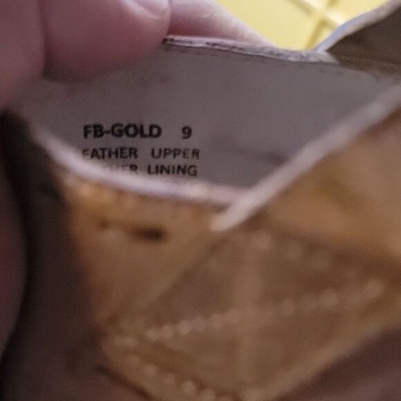 Freebird By Steven Gold Brown Leather Women's Ankle Boots - Picture 12 of 12